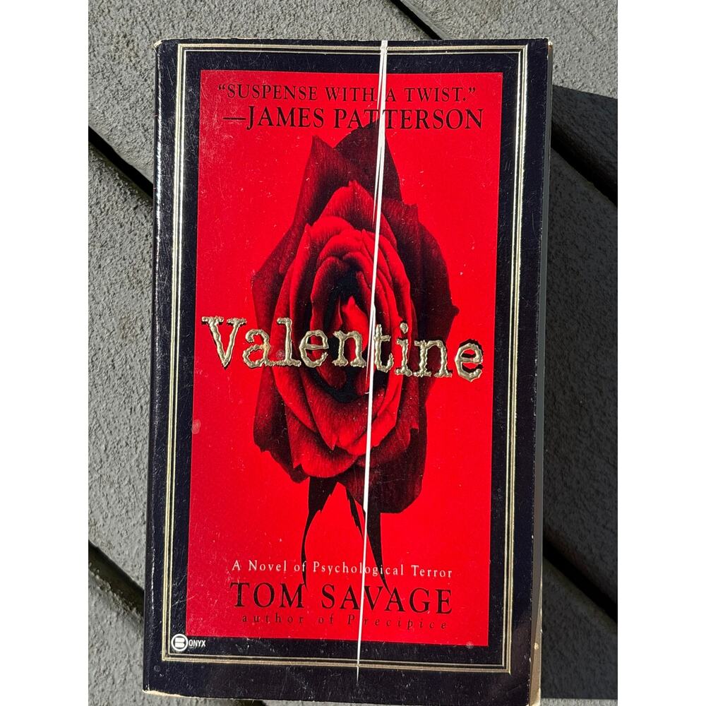 Valentine by Tom Savage horror novel psychological terror book onyx fiction 1997